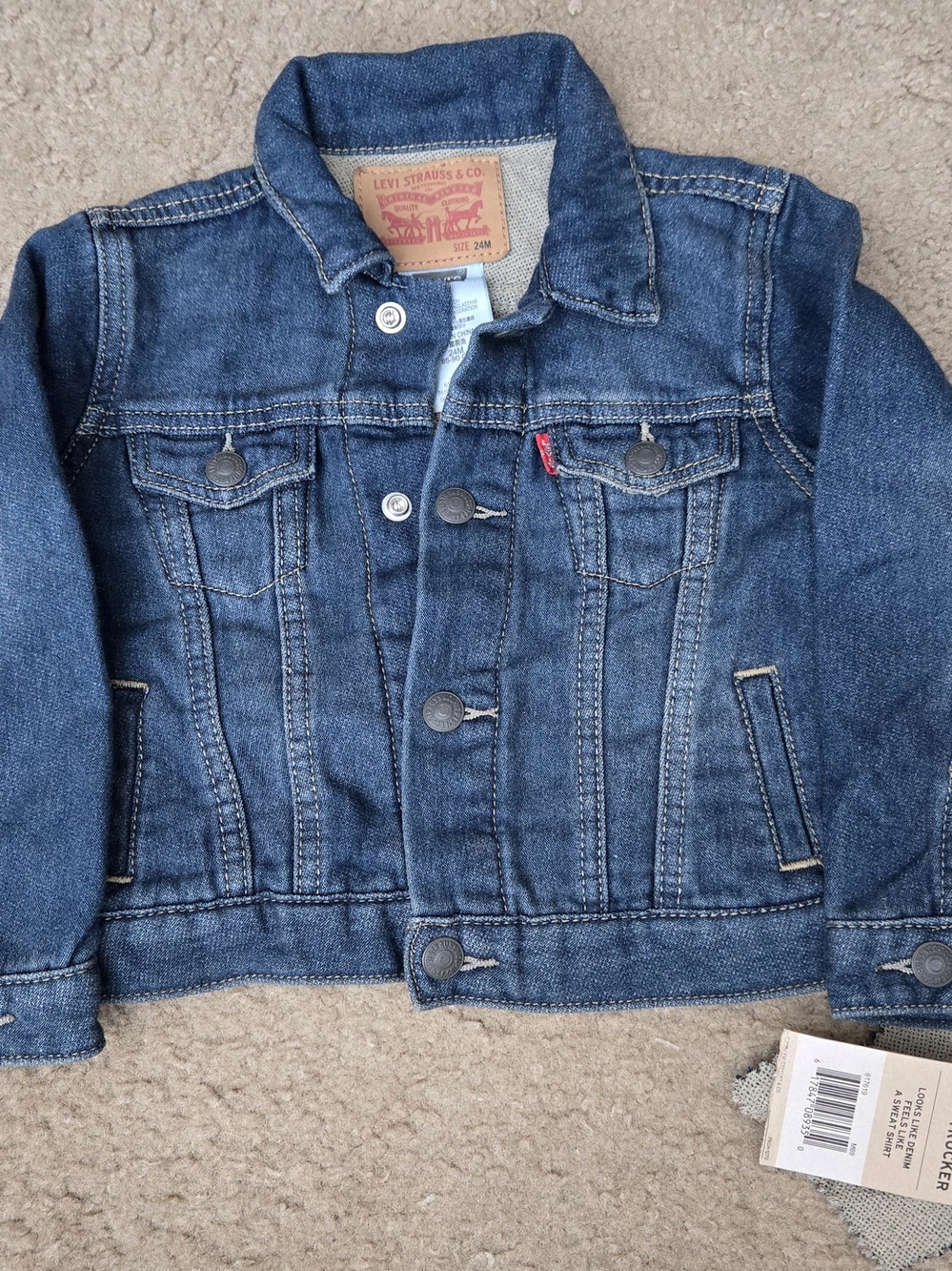 Levi's Kids Dark Blue Denim Jacket